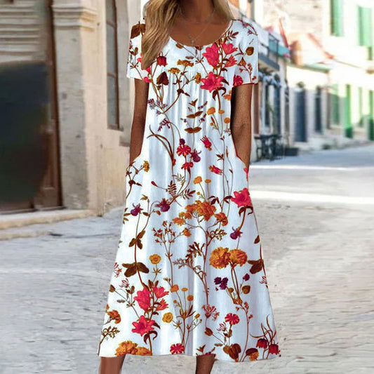 Fia | Robe à motifs floraux pour femmes