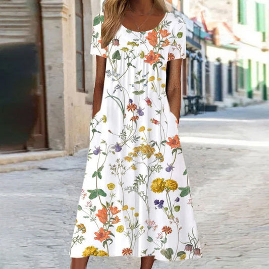 Fia | Robe à motifs floraux pour femmes