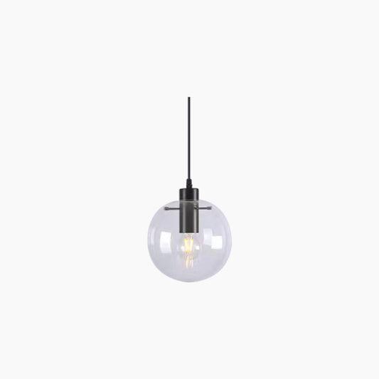 Suspension Moderne Minimaliste Bulles, Fer &amp; Verre