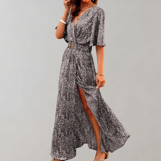 Maxi | Summer dress for women with V-neckline