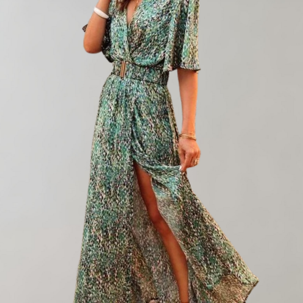 Maxi | Robe d'été pour femmes avec décolleté en V