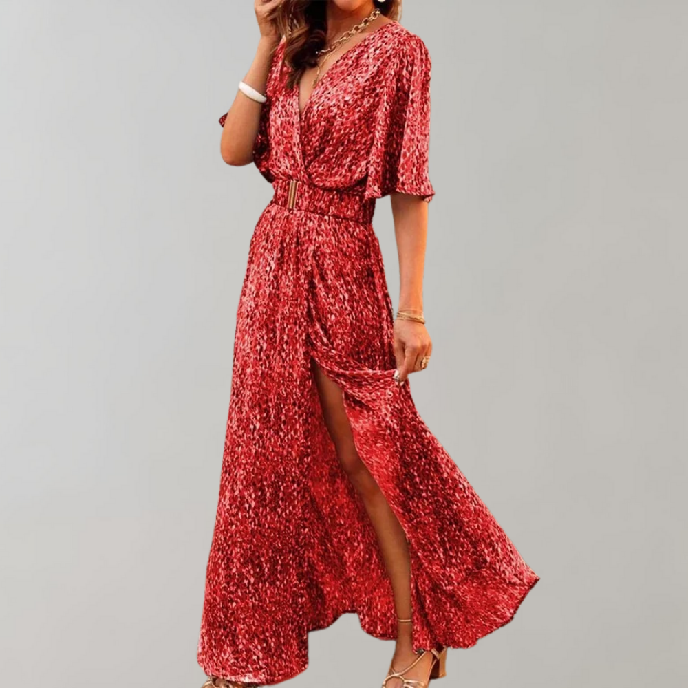 Maxi | Robe d'été pour femmes avec décolleté en V