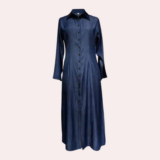 Birgitten | Robe chemise femme | Maxi