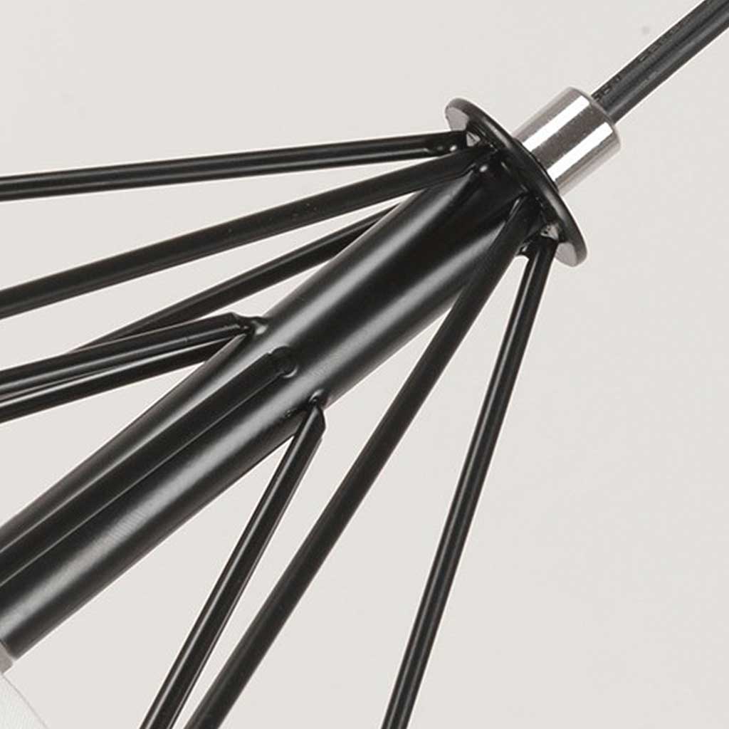 Suspension Cadre Cage Industriel Vintage, Fer