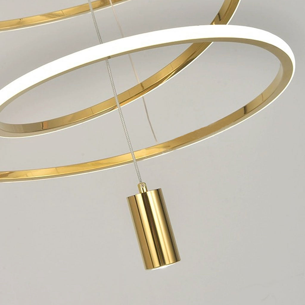 Suspension LED en Forme de Cercle Irregulier Chic Orbit