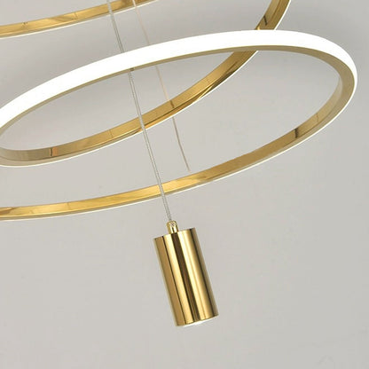Suspension LED en Forme de Cercle Irregulier Chic Orbit