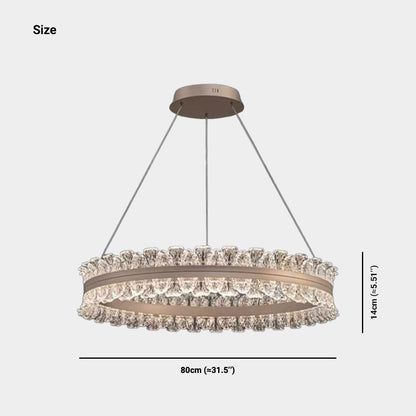 Suspension Lustre Luxe LED Anneau / Linéaire