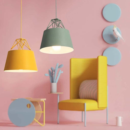 Suspension Colorée Macaron, réglable en hauteur