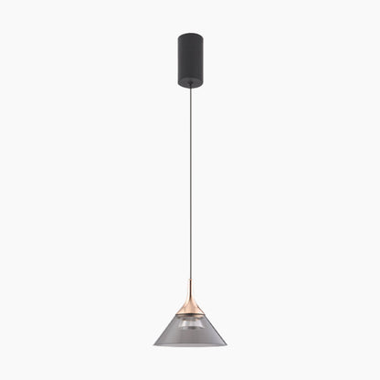 Suspension Hanglamparmatuur Moderne Minimaliste Cône, Aluminium & Acryl