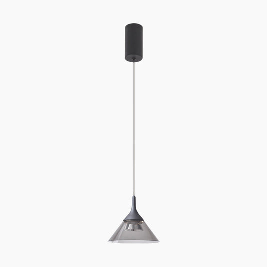 Suspension Hanglamparmatuur Moderne Minimaliste Cône, Aluminium & Acryl