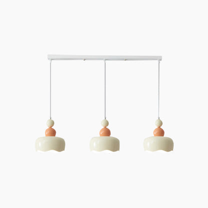 Suspension Nordisch Crème Métal Suspendue, 2 Couleurs