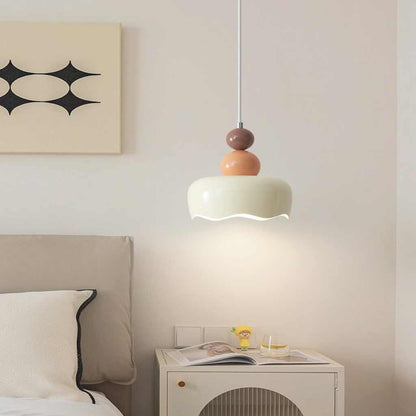Suspension Nordisch Crème Métal Suspendue, 2 Couleurs