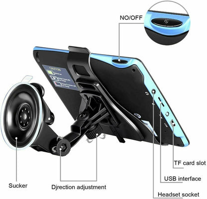 Système de navigation GPS de 7 pouces pour voiture et camion