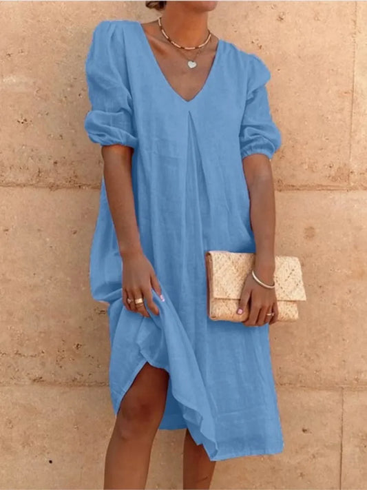 Fanny | Elegant casual midi dress for women