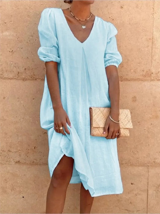 Fanny | Elegant casual midi dress for women