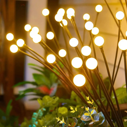 Lumières de jardin lucioles solaires