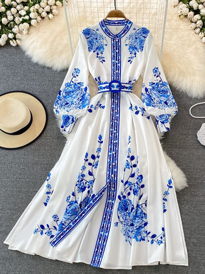 Gesinelar | Robe élégante pour femmes | Bleu
