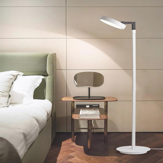 Lampadaire Dimmable Réglable LED Minimaliste, Blanc
