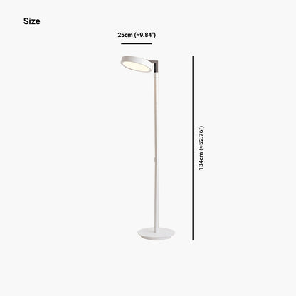 Lampadaire Dimmable Réglable LED Minimaliste, Blanc