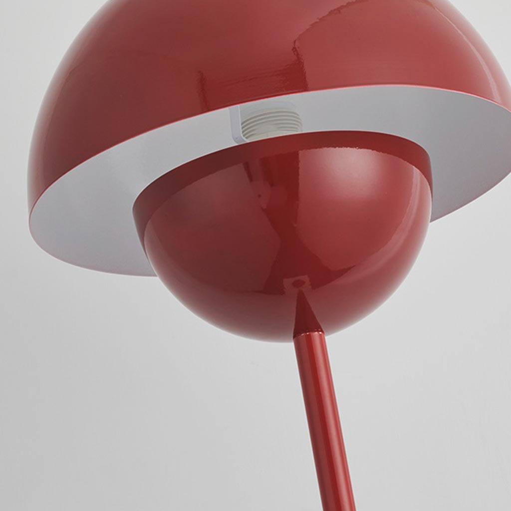 Lampe sur pied champignon en fer LED d'angle, 5 couleurs