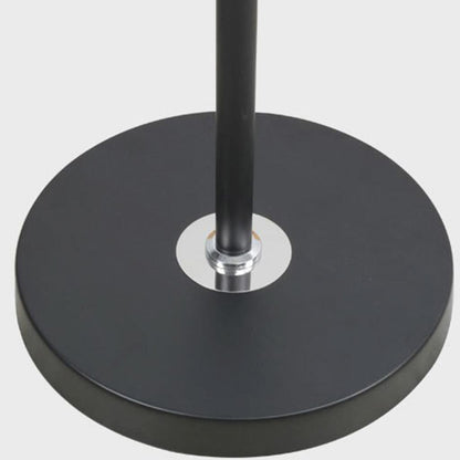 Lampe sur pied minimaliste slim LED dimmable pour étude, noir
