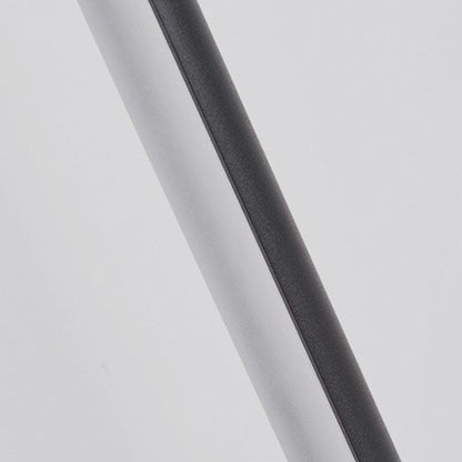 Lampadaire minimaliste, linéaire et dimmable LED, noir / blanc