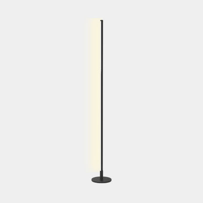 Lampadaire minimaliste, linéaire et dimmable LED, noir / blanc