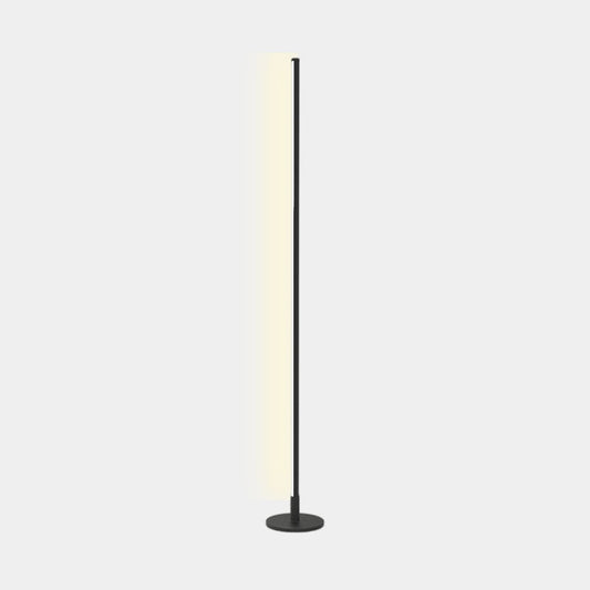 Lampadaire minimaliste, linéaire et dimmable LED, noir / blanc