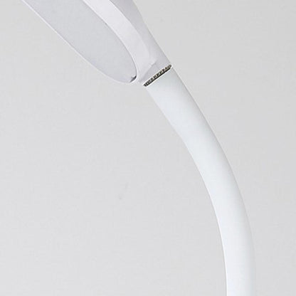 Lampadaire moderne en arc dimmable LED, noir / blanc