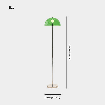 Lampe sur pied en acrylique du Nord avec dôme Madelmeer