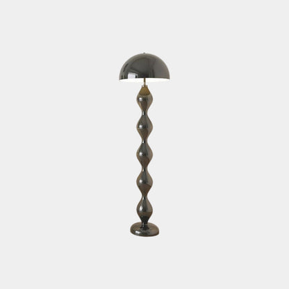Lampe sur pied en fer unique en forme de calebasse Champignon Multicolore