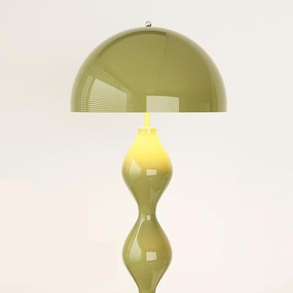 Lampe sur pied en fer unique en forme de calebasse Champignon Multicolore