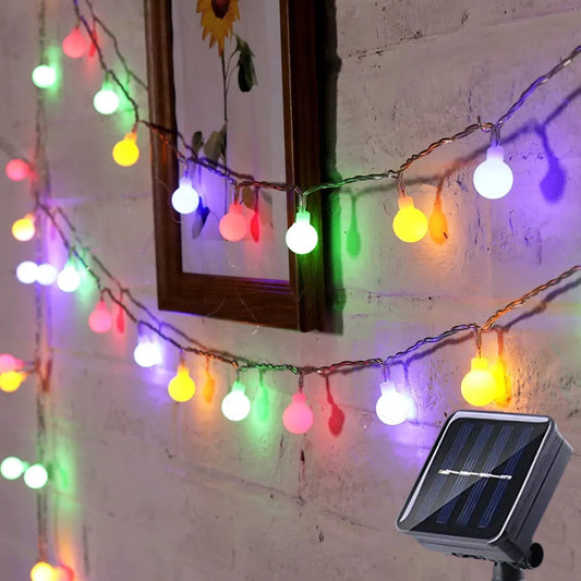 Guirlandes Lumineuses Solaires Pour Une Utilisation Extérieure