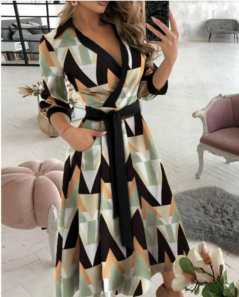 Aubrellia | Robe portefeuille avec bretelles