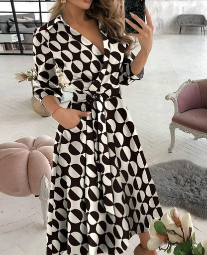 Aubrellia | Robe portefeuille avec bretelles