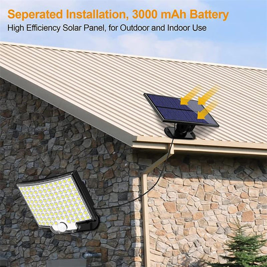 106 LED Outdoor Solar Light with Motion Detector