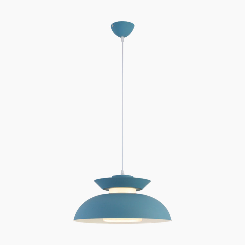 Suspension Macaron Aluminium String UFO Bowl Nordique, 5 couleurs