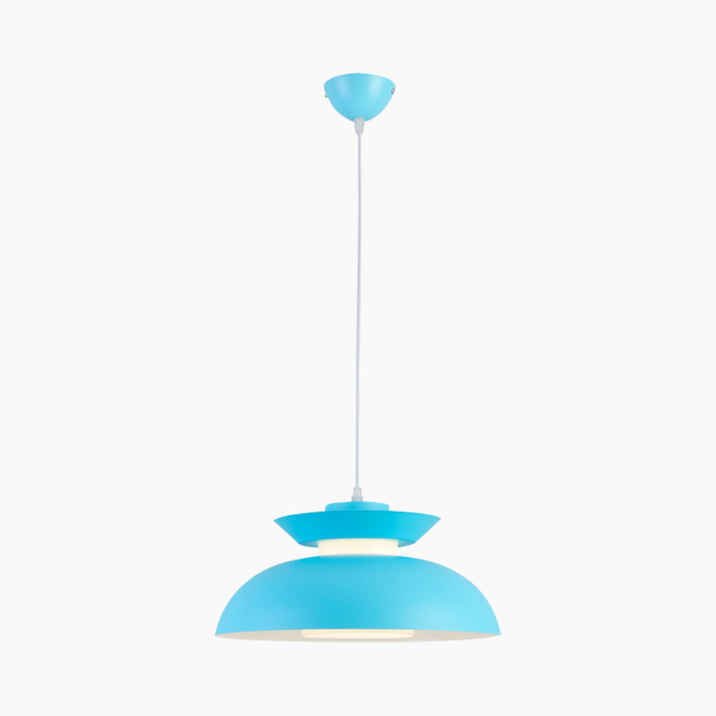 Suspension Macaron Aluminium String UFO Bowl Nordique, 5 couleurs