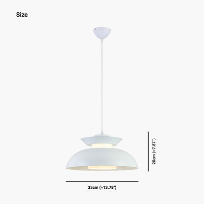 Suspension Macaron Aluminium String UFO Bowl Nordique, 5 couleurs
