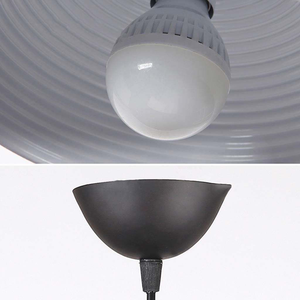 Suspension Potdeksel Dôme Métallique Minimaliste pour Cuisine/Salle à Manger, 6 Couleurs