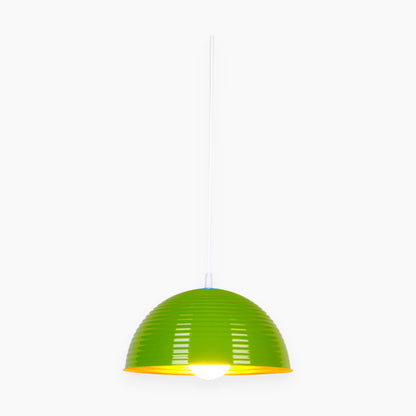 Suspension Potdeksel Dôme Métallique Minimaliste pour Cuisine/Salle à Manger, 6 Couleurs