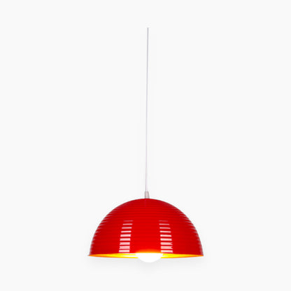 Suspension Potdeksel Dôme Métallique Minimaliste pour Cuisine/Salle à Manger, 6 Couleurs