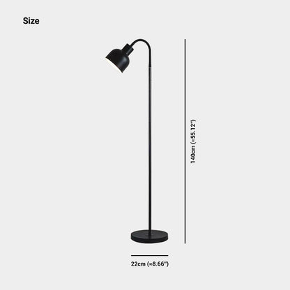 Lampe sur pied moderne minimaliste en fer, 6 couleurs