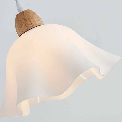 Suspension Noords Hout Acrylique Fleur pour Salle à Manger