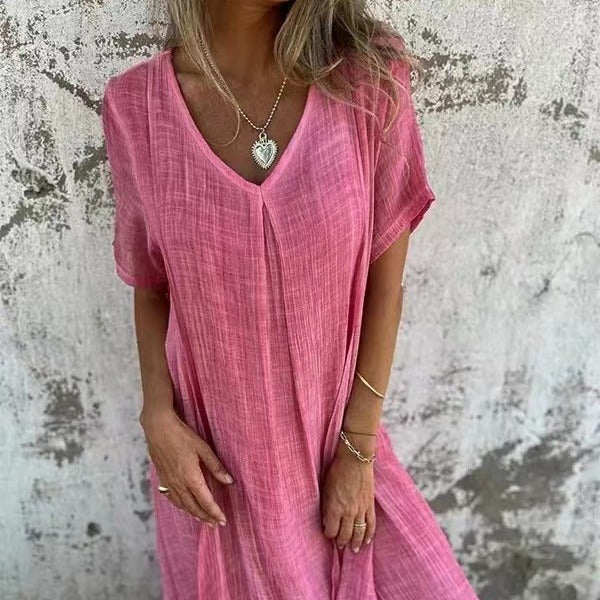 Josefine | Robe Premium avec Décolleté en V