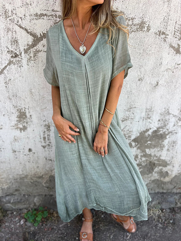 Josefine | Robe Premium avec Décolleté en V