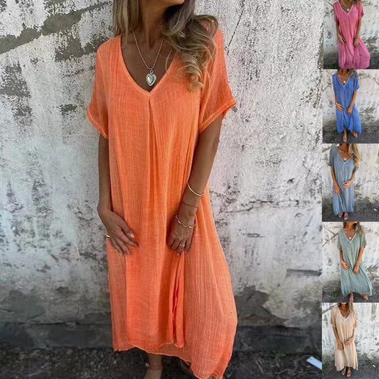 Josefine | Premium Dress with V-Neckline