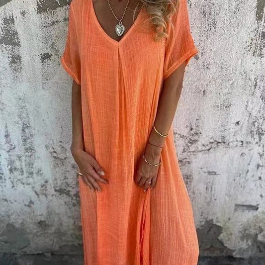 Josefine | Premium Dress with V-Neckline