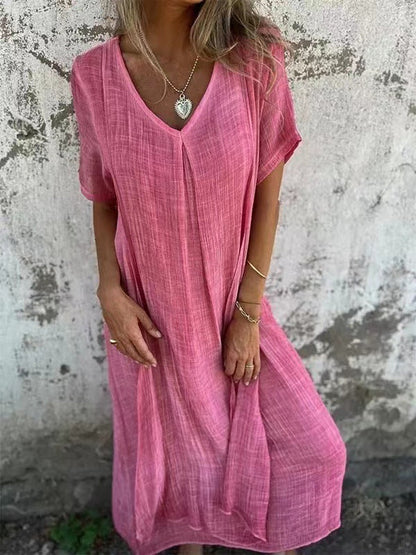 Josefine | Robe Premium avec Décolleté en V