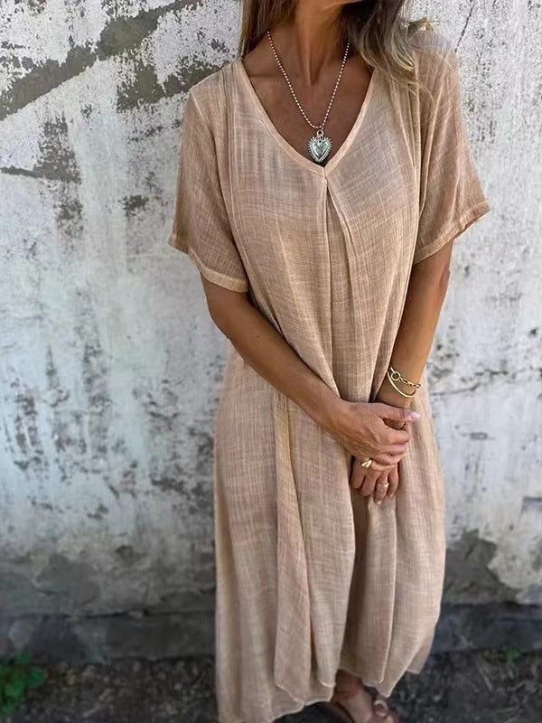 Josefine | Robe Premium avec Décolleté en V